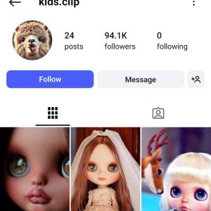 پیج اینستاگرام 94کا -  Kids.Clip