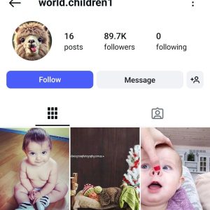 پیج اینستاگرام 90کا -  world.children1