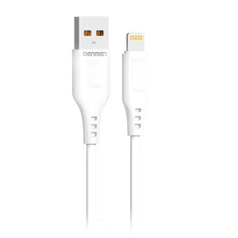 کابل شارژ و انتقال داده دنمن Lightning USB‑A مدل D78L شدت جریان 3 آمپر – طول 1 متر