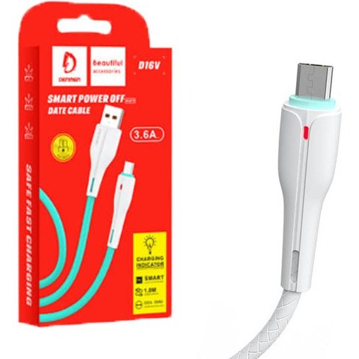 کابل شارژ سریع VDENMENV مدل D16V – Micro USB – جریان 3.6A – طول 1 متر - Image 3