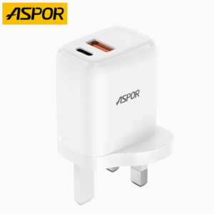 شارژر دیواری آسپور مدل ASPOR A821 20W – PD + QC